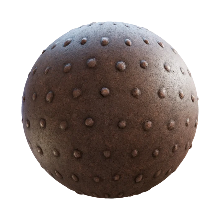 Riveted Rusty Metal 7214