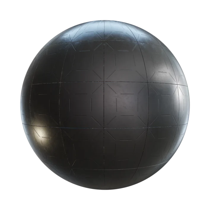 Black Futuristic Tiles 7282
