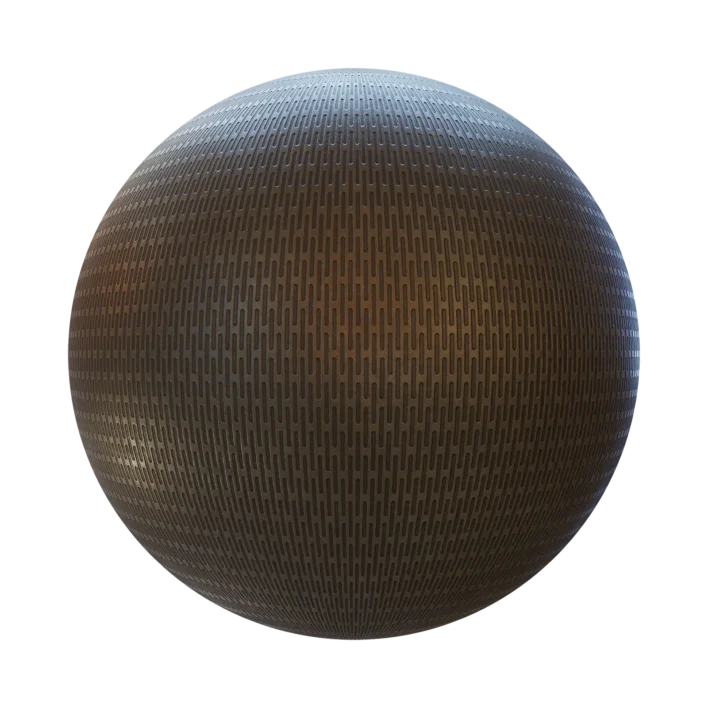 Black Patterned Rubber 7267