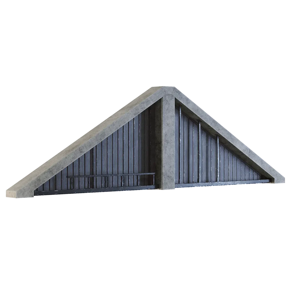 Factory Front Wall Triangle