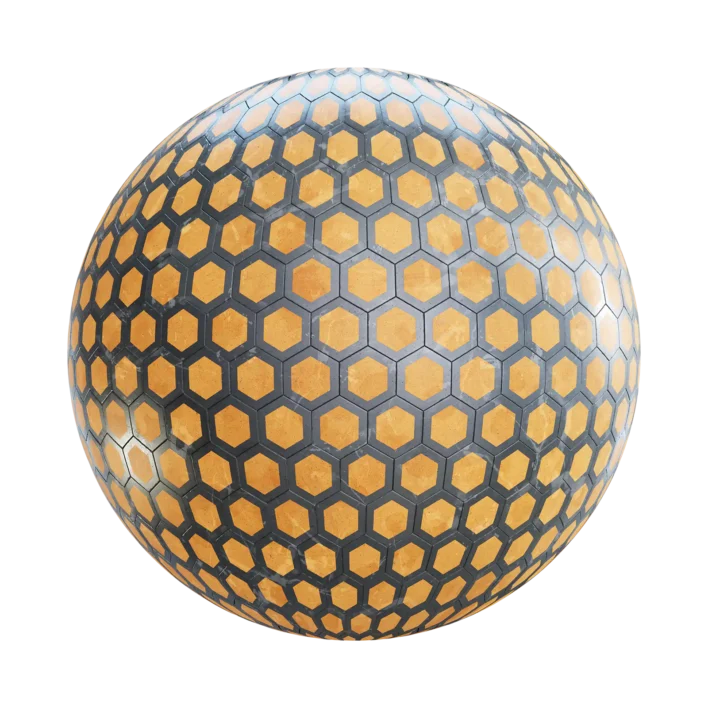 Hexagonal Floor Tiles 7291