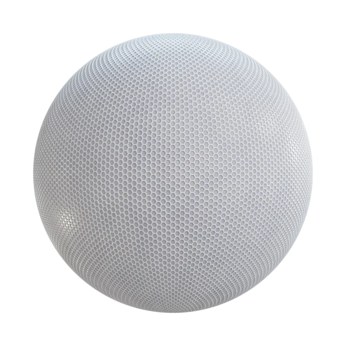White Hexagonal Pattern 7285