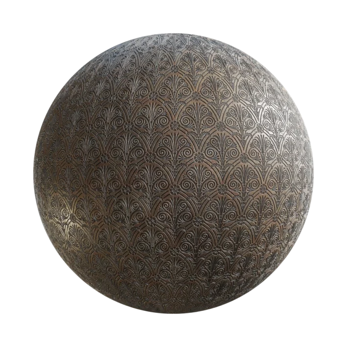Rusty Patterned Metal 7308