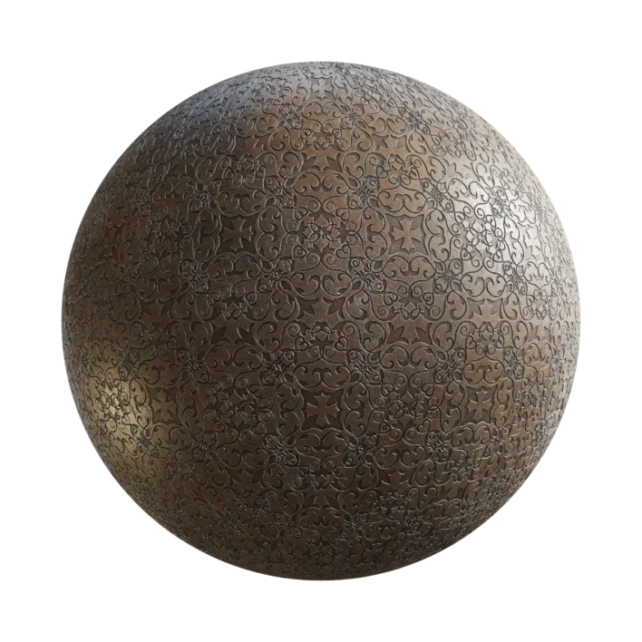 Rusty Patterned Metal 7309