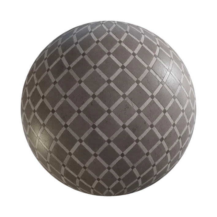 Grey White Dusty Tiles 7331