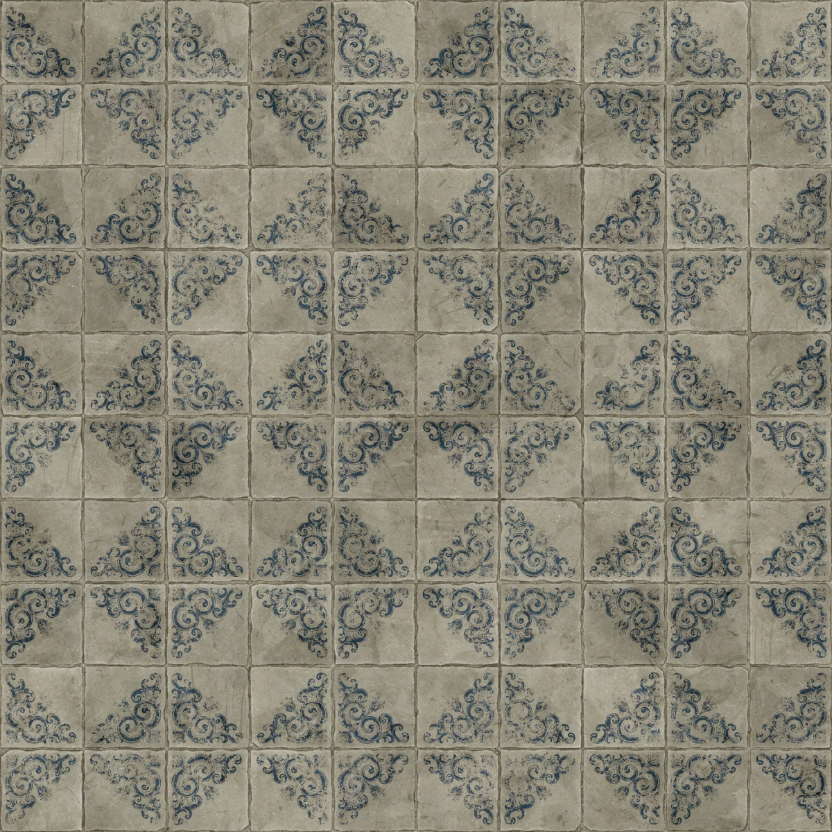 Old Ornament Tiles 7350 - Image 4