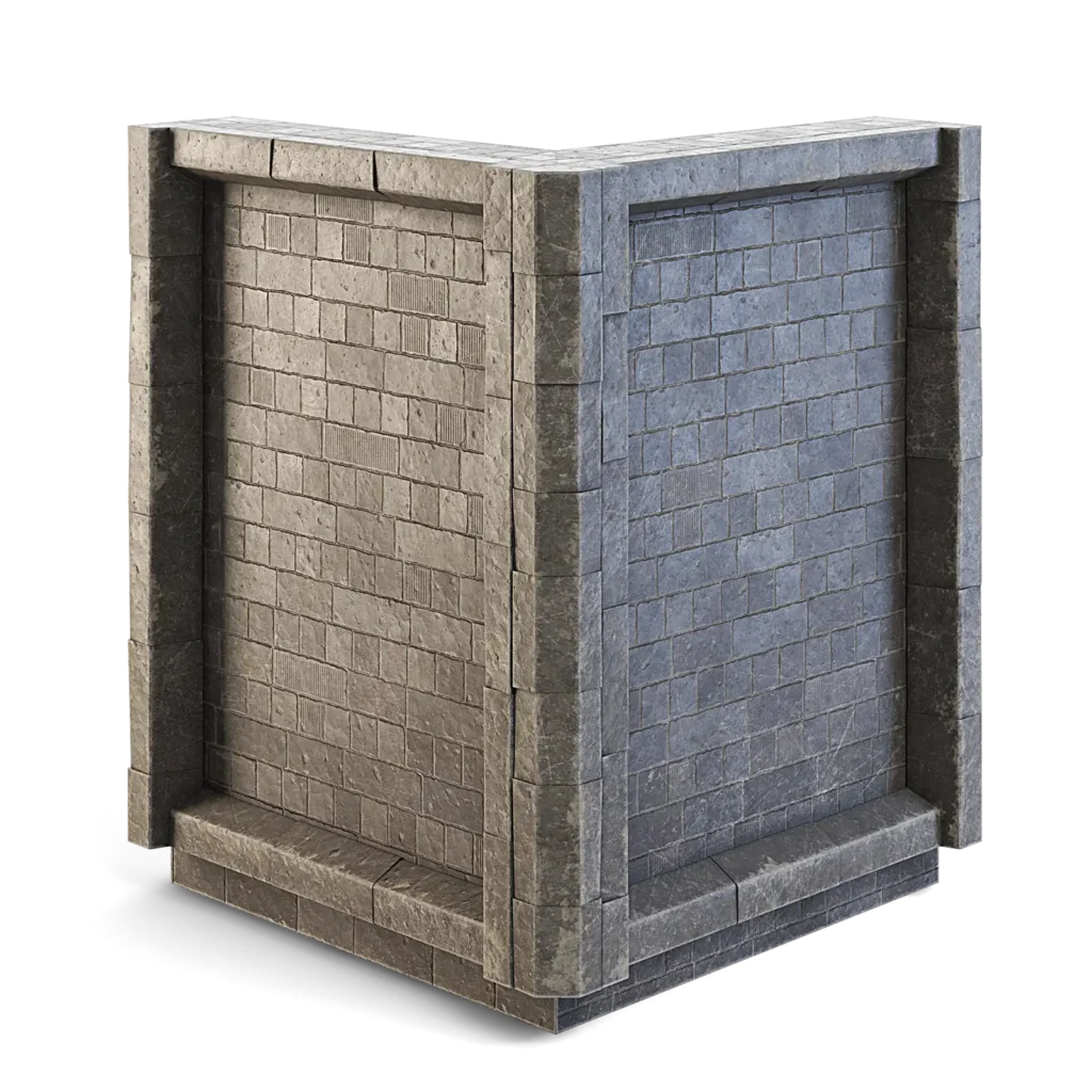 Dungeon Wall Corner Outside