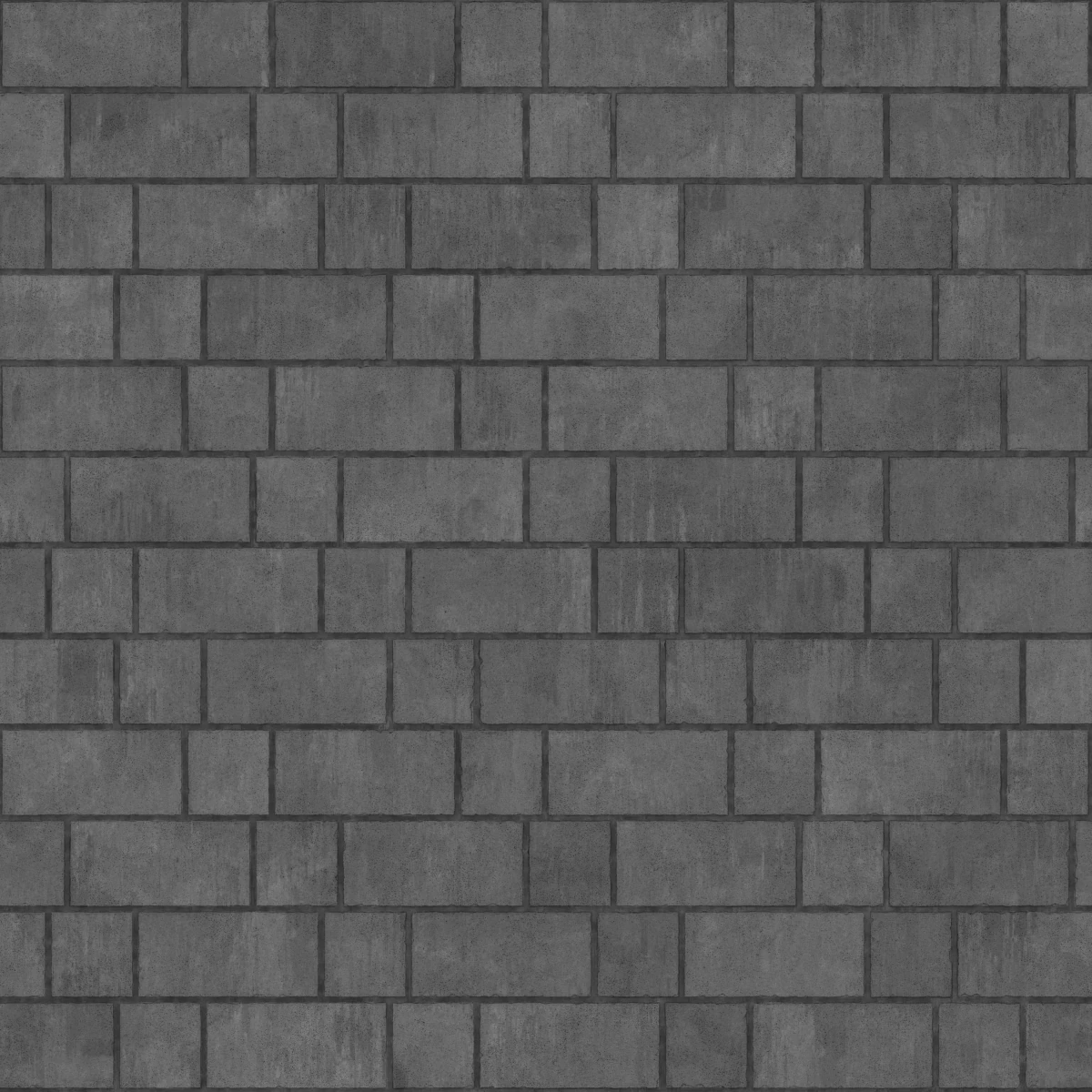 Concrete Brick Wall PBR Texture