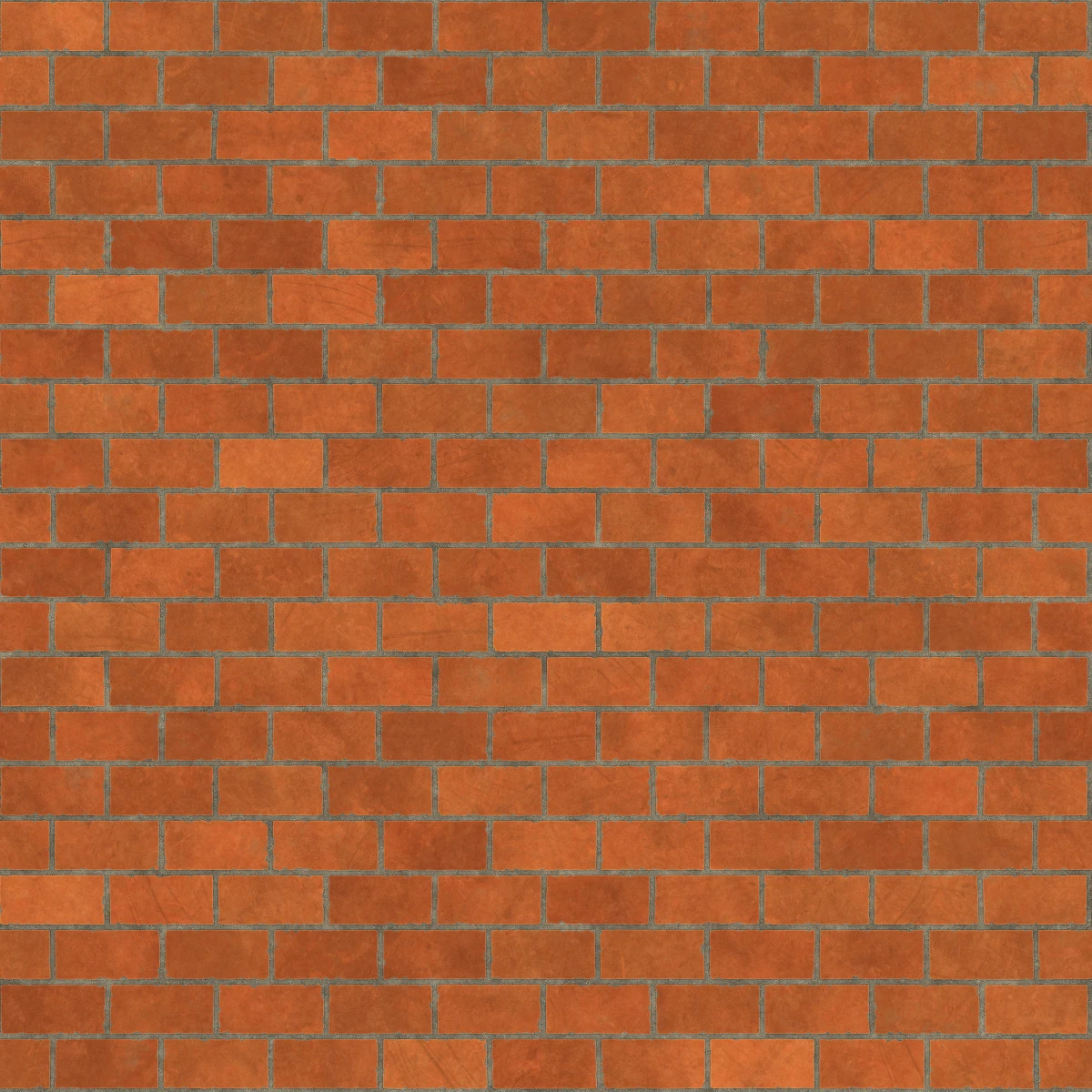 Orange Ceramic Brick Wall 7409 - Image 4