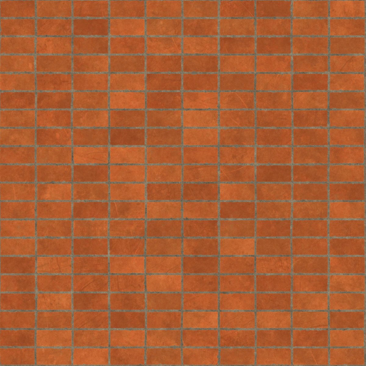 Orange Ceramic Brick Wall 7410 - Image 4