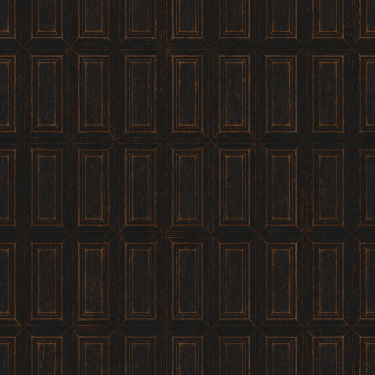 Black Painted Wooden Panels 7507 - Image 4