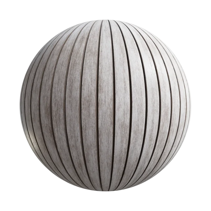 White Painted Wooden Planks 7516