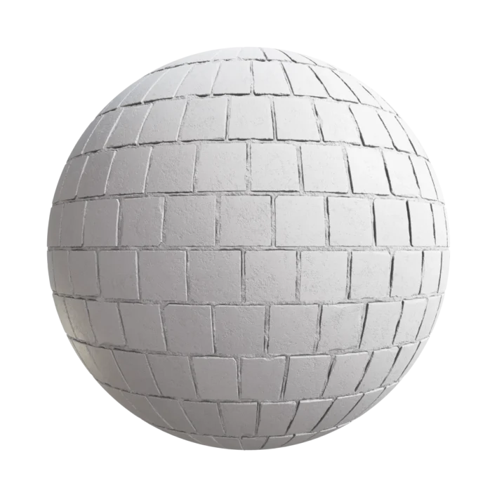White Brick Wall 7522