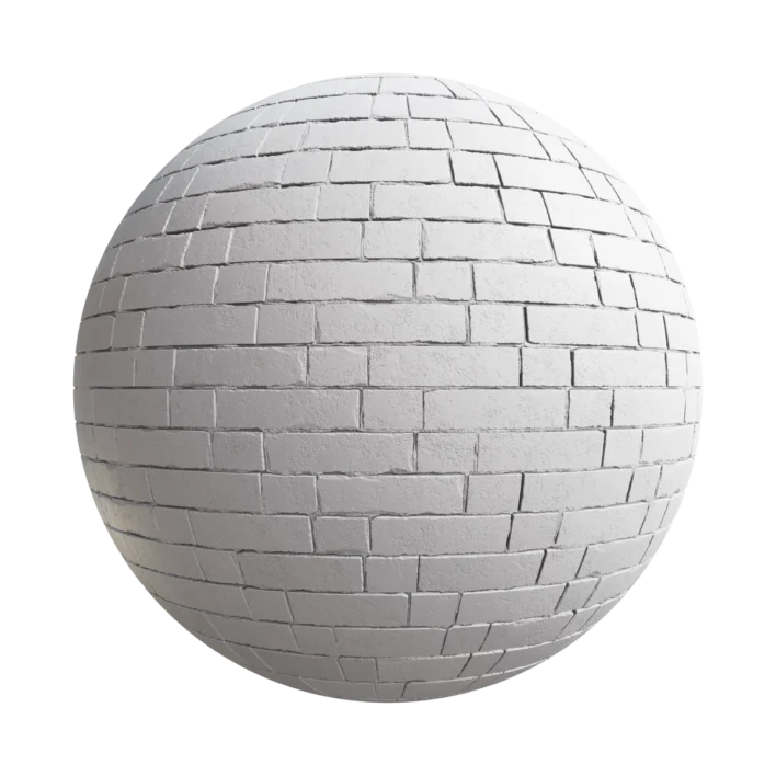 White Brick Wall 7523