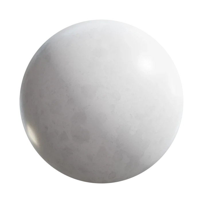 White Painted Metal 7536