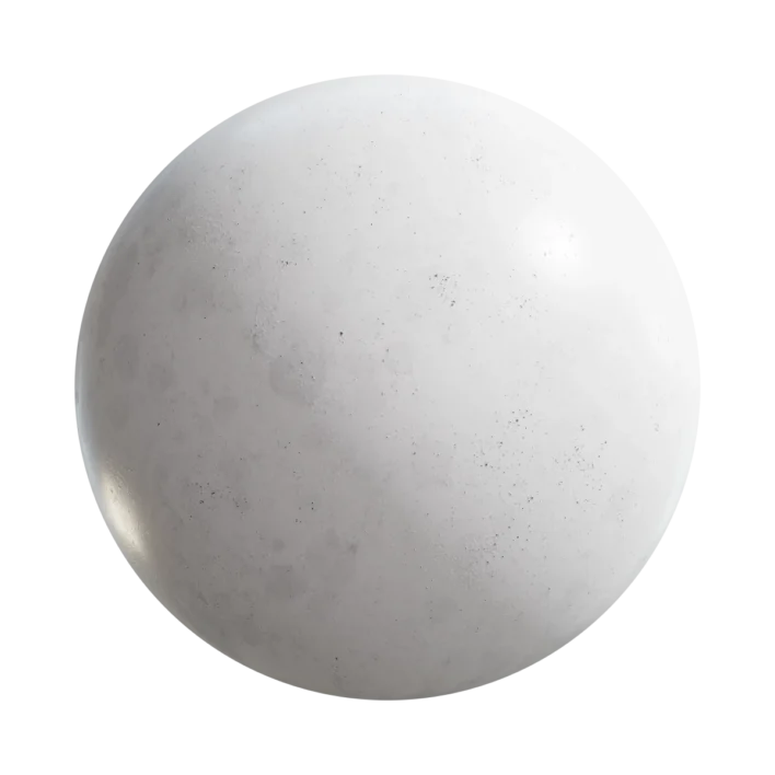 White Painted Metal 7537