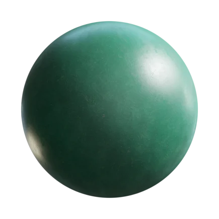 Green Painted Metal 7587