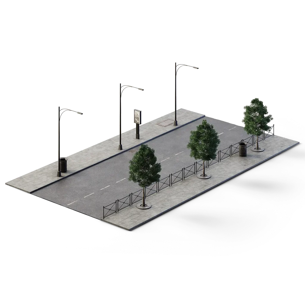 Street Set 24m x 14m