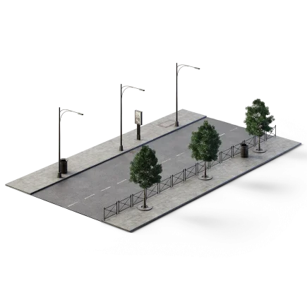 Street Set 24m x 14m