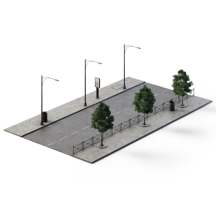 Street Set 24m x 14m