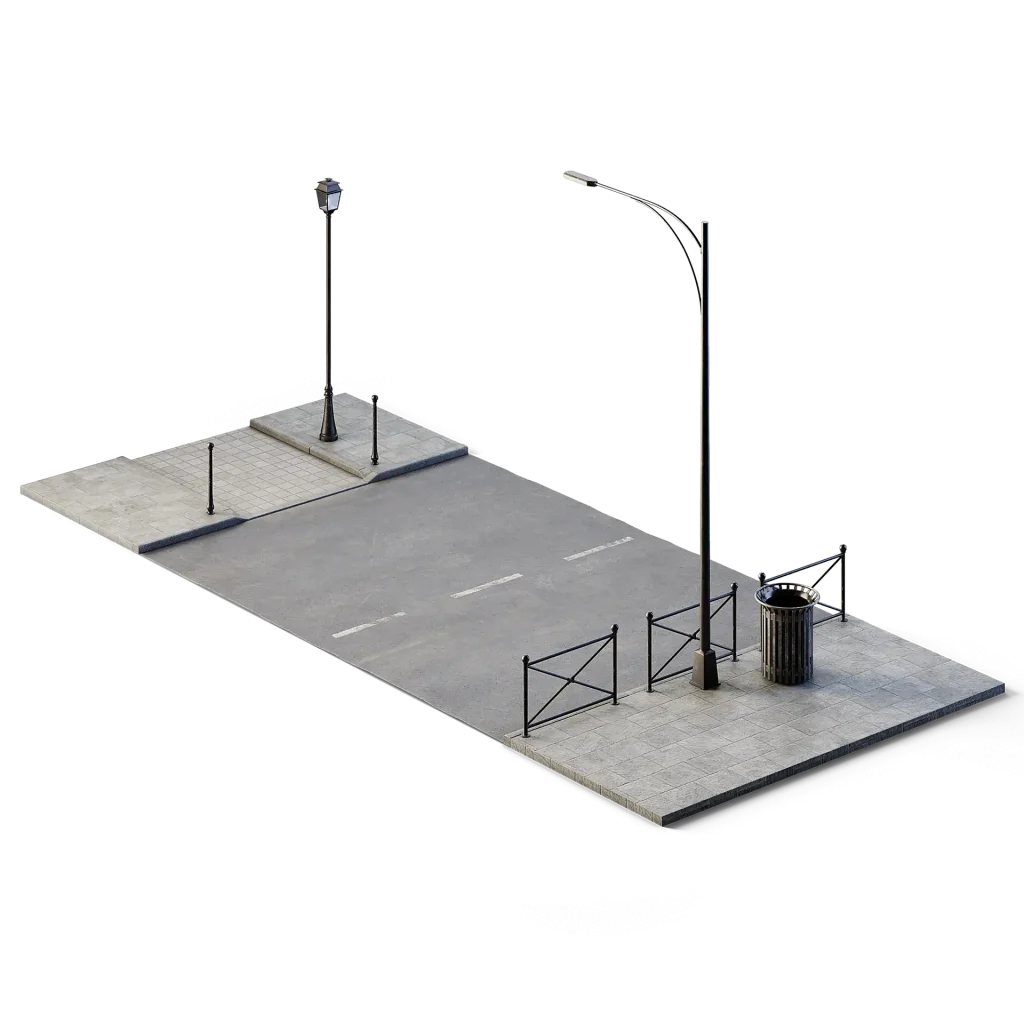 Street Path Set 6m x 14m