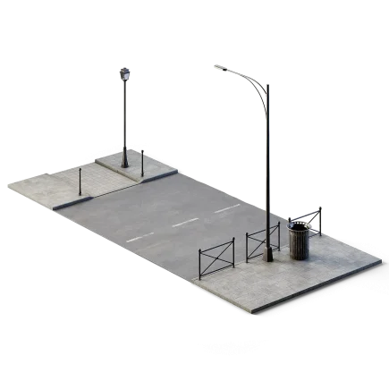 Street Path Set 6m x 14m