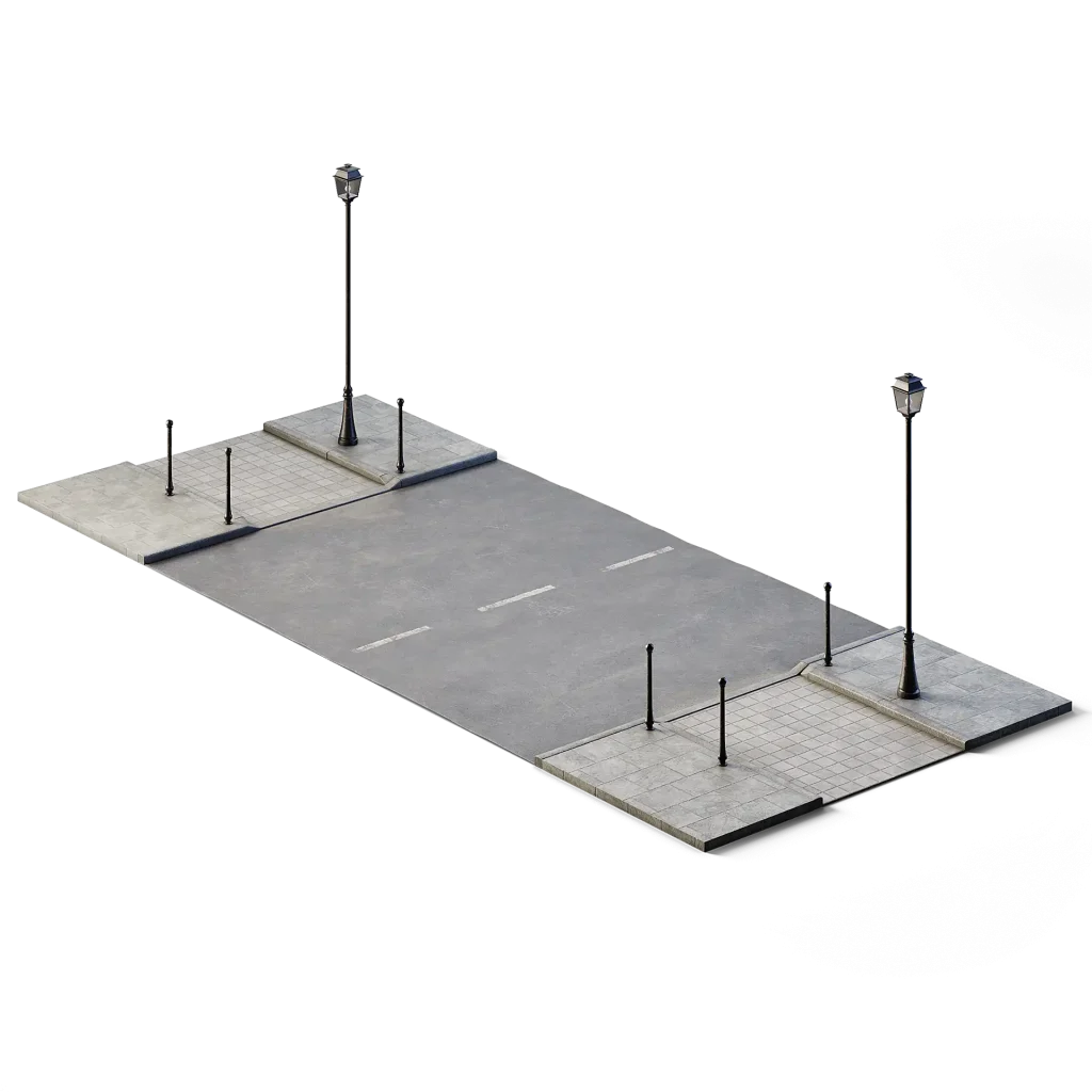 Street Path 6m x 14m