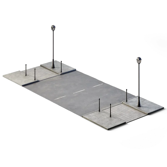 Street Path 6m x 14m