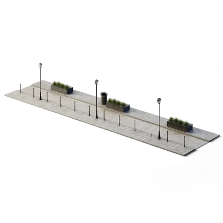 Path 6m x 24m