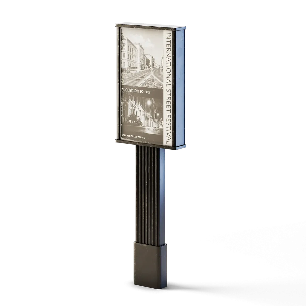 Advertising Pillar