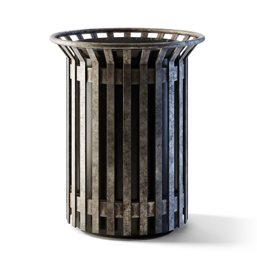 Street Trash Bin