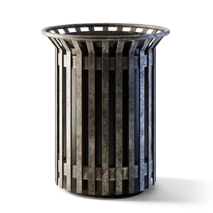 Street Trash Bin