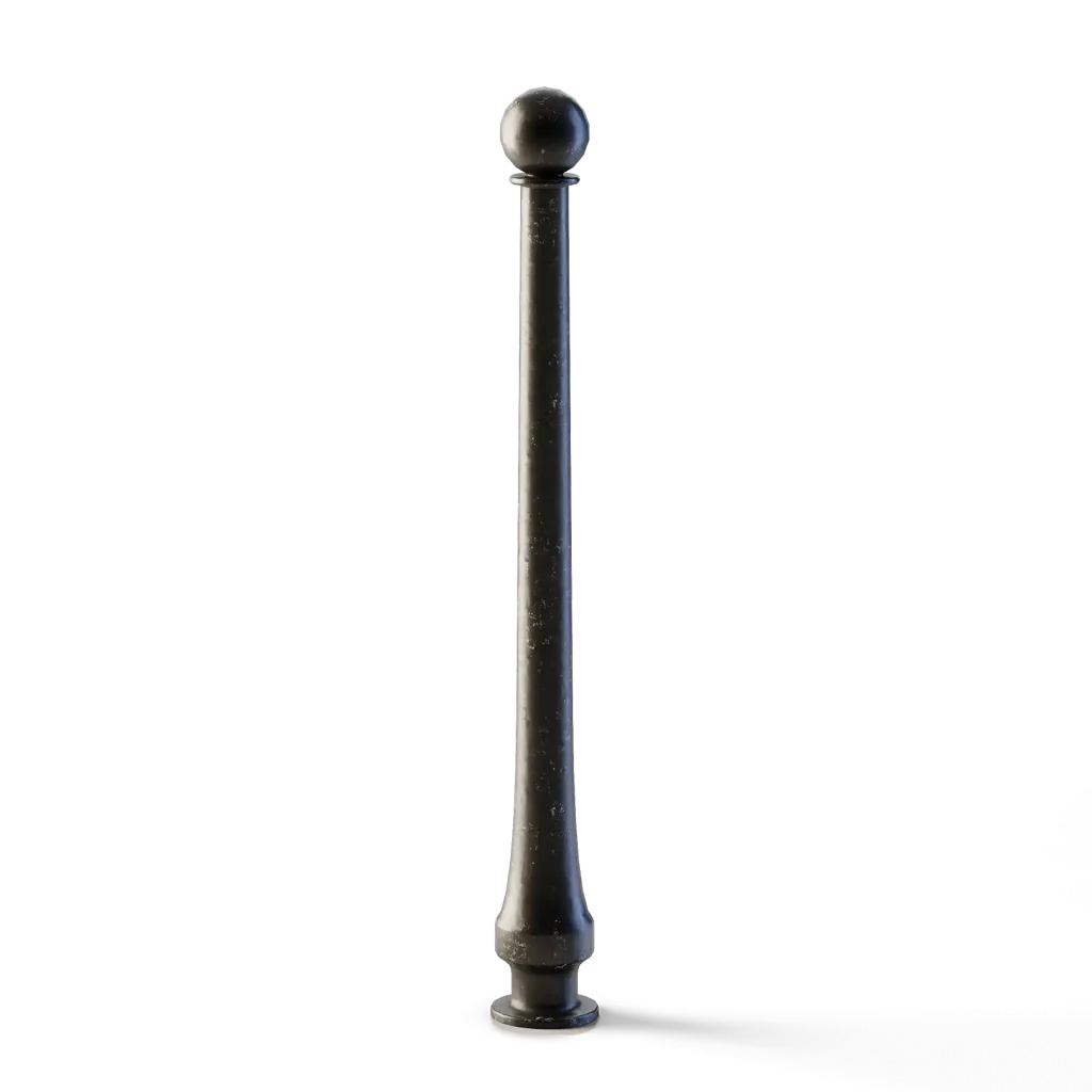 Tall Sidewalk Pole