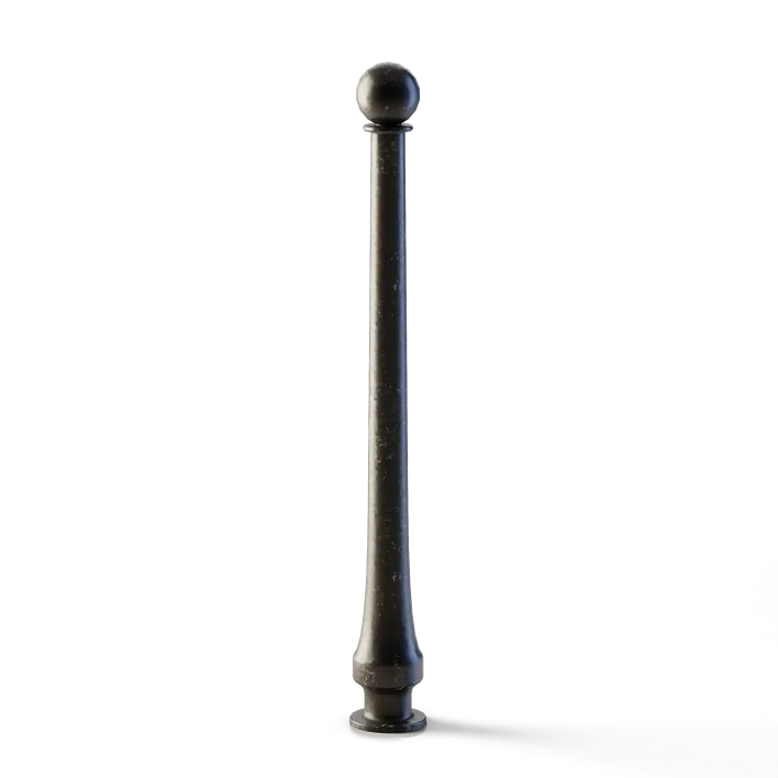 Tall Sidewalk Pole