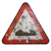 Damaged Uneven Road Sign 7623 - Image 2