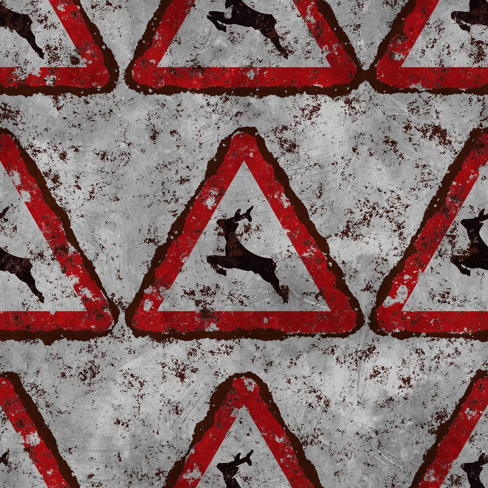 Damaged Wild Animals Sign 7627 - Image 4