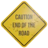 End of the Road Sign 7612 - Image 2