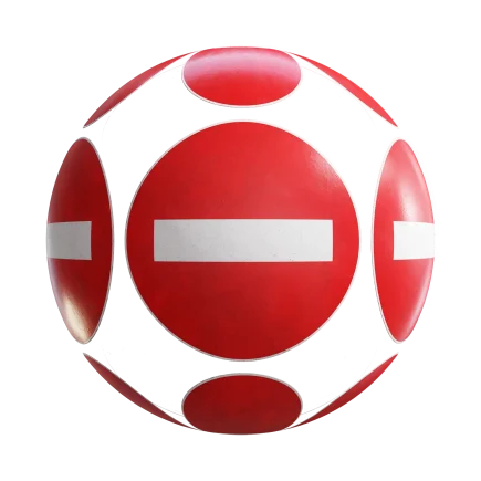 No Entry Sign 7628