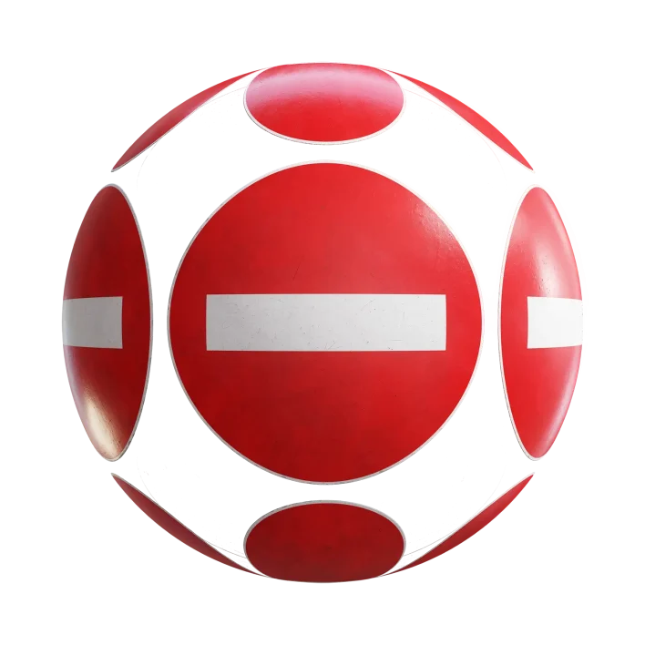 No Entry Sign 7628