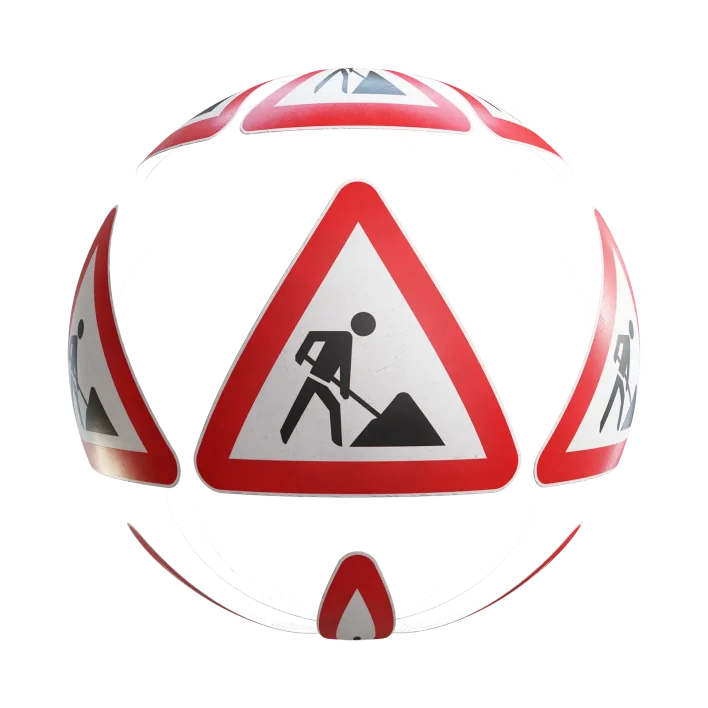 Road Work Sign 7624