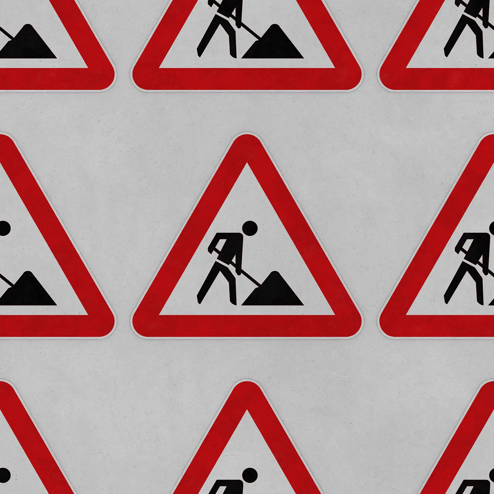 Road Work Sign 7624 - Image 4