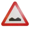 Uneven Road Sign 7622 - Image 2