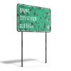 Damaged Street Info Sign - Image 2