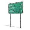 Damaged Street Info Sign - Image 6