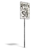 Damaged Speed Limit Sign - Image 2