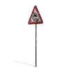 Damaged Slippery Road Sign - Image 6