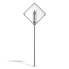 Damaged End of the Road Sign - Image 10