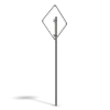 Damaged End of the Road Sign - Image 11