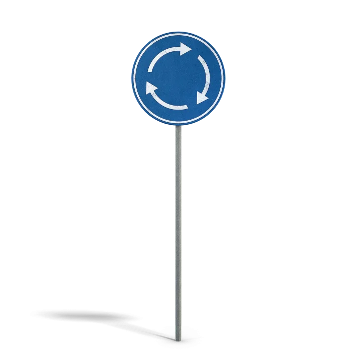 Roundabout Sign