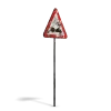 Damaged Uneven Road Sign - Image 2